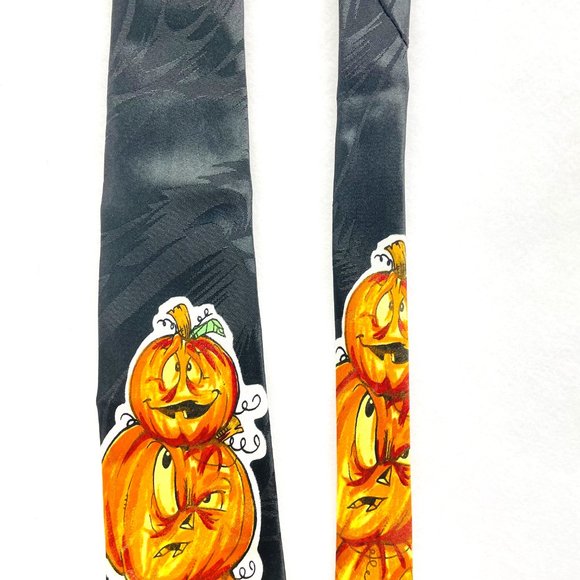 Brothers Handmade 100% Polyester Halloween Jack O Lanters/Pumpkins Korea L58" - Picture 6 of 14